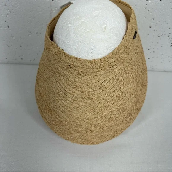 ROXY Women’s Small / Medium Always In Bloom Straw Roll Up Visor - Picture 3 of 15